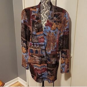 Vintage Platinum By Dorothy Schoelen Blazer